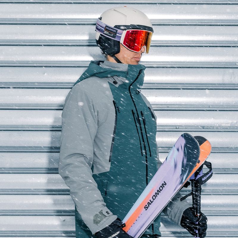 Pánska lyžiarska bunda Salomon Spectral green gables/sedona 12