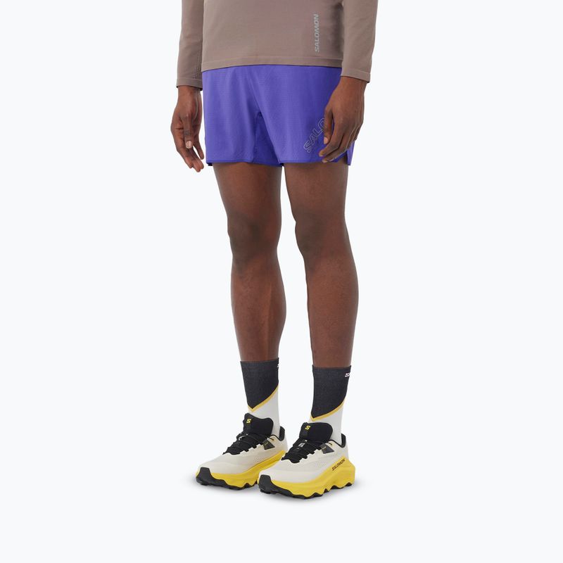Pánske bežecké šortky Salomon Sense Aero 5" liberty 3
