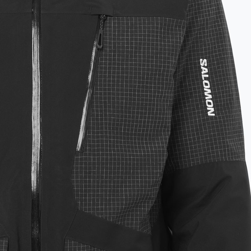 Pánska lyžiarska bunda Salomon Spark deep black 4