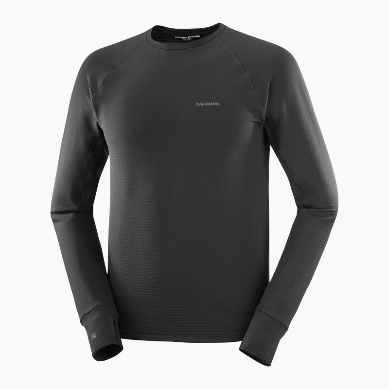 Pánska mikina Salomon Essential Lightwarm CN deep black 5