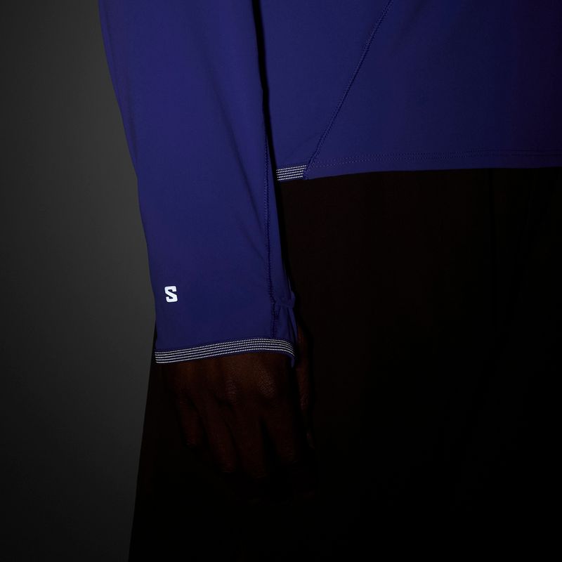 Pánska mikina Salomon Sense Aero Half Zip Hoodie libery 5