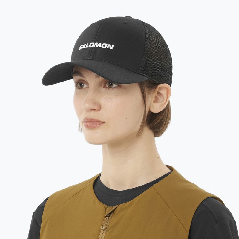 Šiltovka Salomon Logo Trucker deep black 4