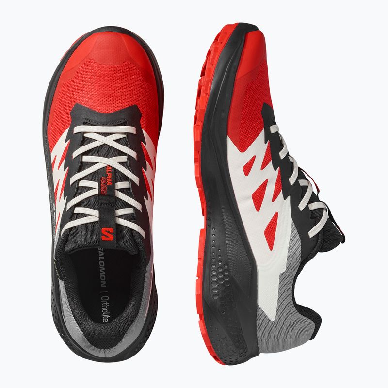 Buty do biegania meskie Salomon Alphaglide GTX flame scarlet/black/pewter 12