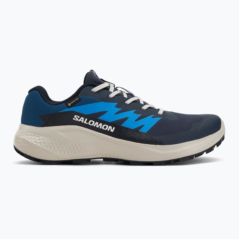 Buty do biegania meskie Salomon Alphaglide GTX blue night/lunar rock/french blue 2