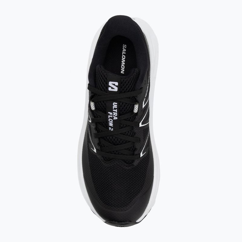 Dámske bežecké topánky Salomon Ultra Flow 2 black/white/agave green 5