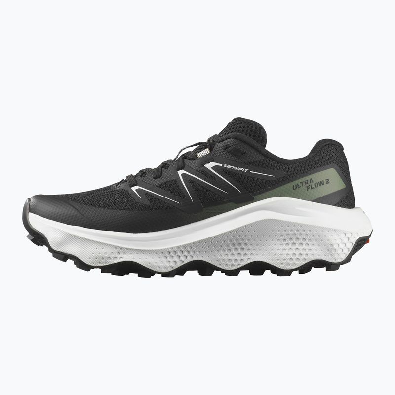 Dámske bežecké topánky Salomon Ultra Flow 2 black/white/agave green 10