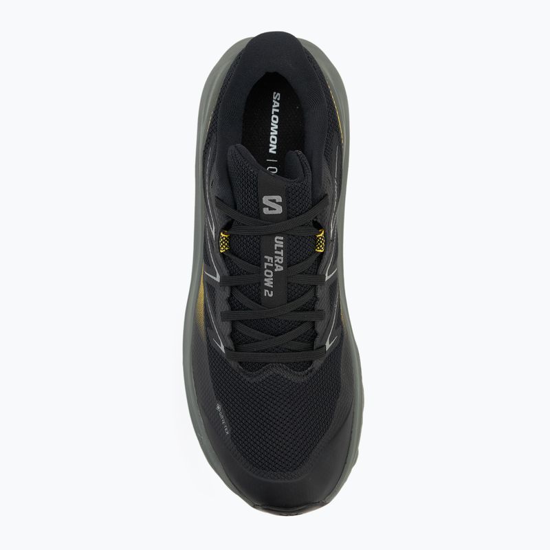 Pánske bežecké topánky Salomon Ultra Flow 2 GTX black/sedona sage/incaberry 5