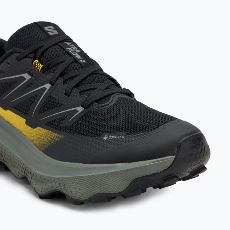 Pánske bežecké topánky Salomon Ultra Flow 2 GTX black/sedona sage/incaberry 7