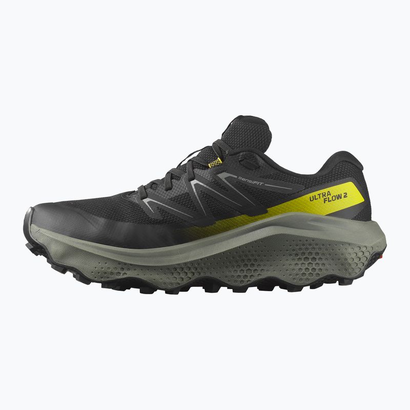 Pánske bežecké topánky Salomon Ultra Flow 2 GTX black/sedona sage/incaberry 9