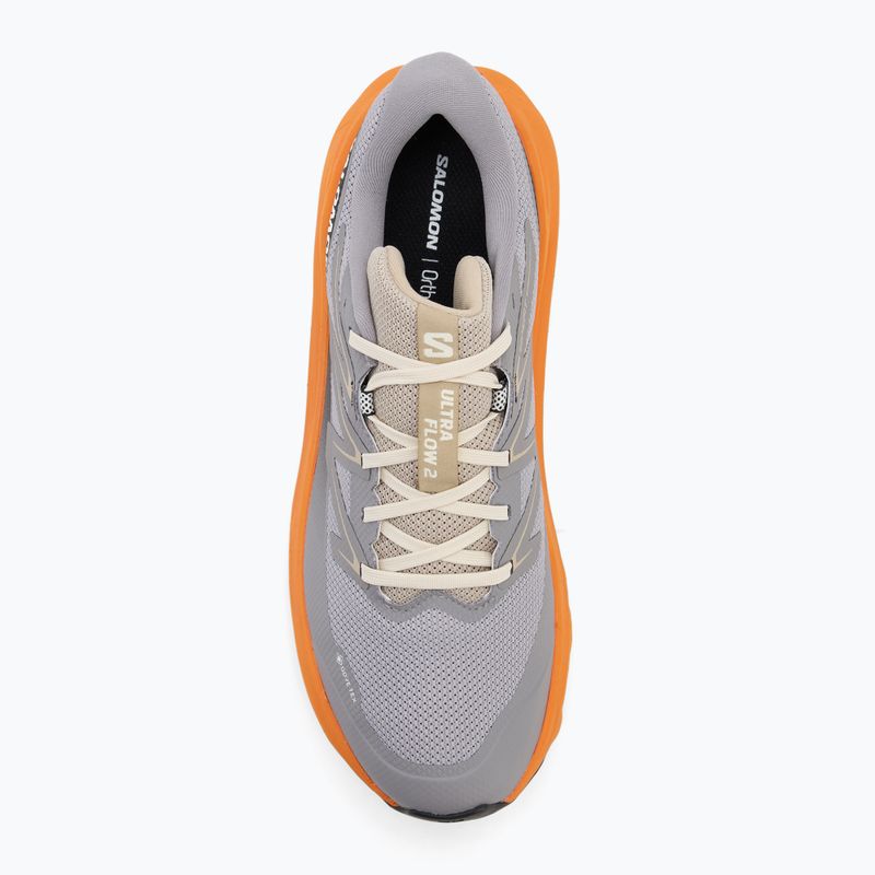 Pánske bežecké topánky Salomon Ultra Flow 2 GTX gull/turmeric/white pepper 5