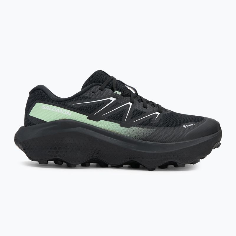 Pánske bežecké topánky Salomon Ultra Flow 2 GTX black/black/patina green 2