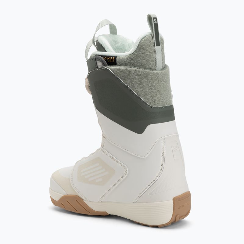 Dámske snowboardové topánky Salomon Kiana Dual Boa W vanillaice/agave green/clearly aqua 2