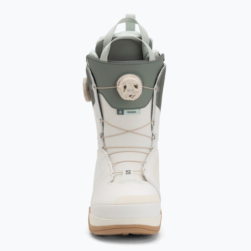 Dámske snowboardové topánky Salomon Kiana Dual Boa W vanillaice/agave green/clearly aqua 3
