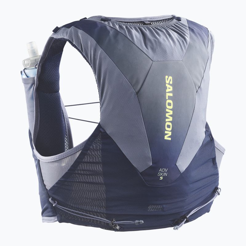 Bežecká vesta Salomon ADV SKIN 5 Gradient Set maritime blue/gray 2