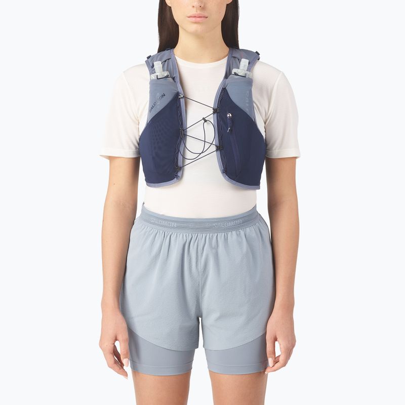 Bežecká vesta Salomon Advance Skin 5 Gradient Set maritime blue/gray 3