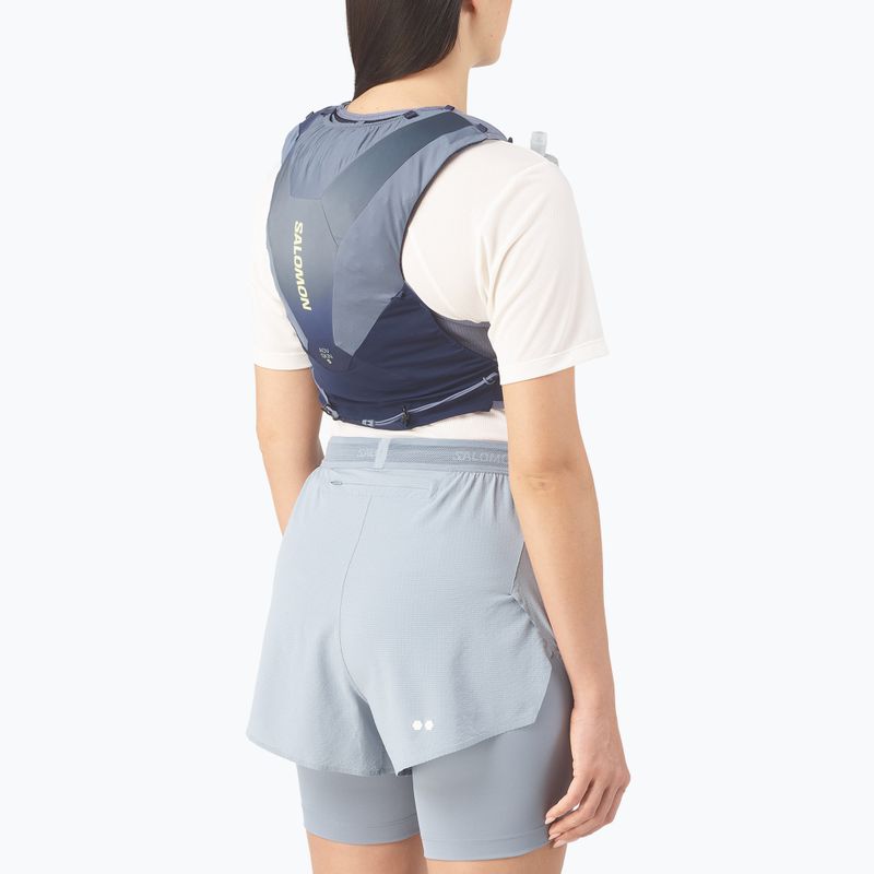 Bežecká vesta Salomon ADV SKIN 5 Gradient Set maritime blue/gray 4