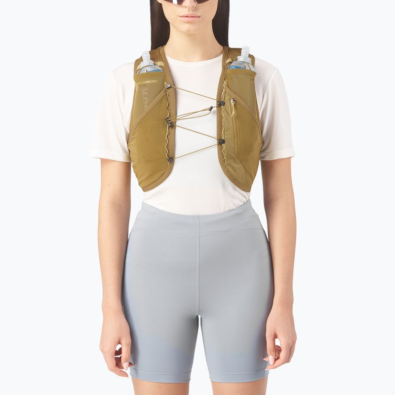 Bežecká vesta Salomon Active Skin 4 Set brilliant olive/willow 3