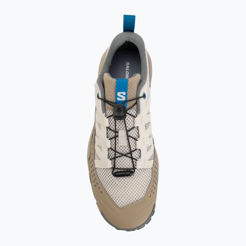 Pánske turistické topánky Salomon Techamphibian 5 rainy day/desert tan/mykonos blue 5