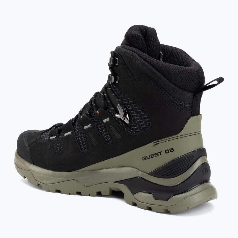 Pánske trekingové topánky Salomon Quest 5 GTX black/dlicgr/black 3