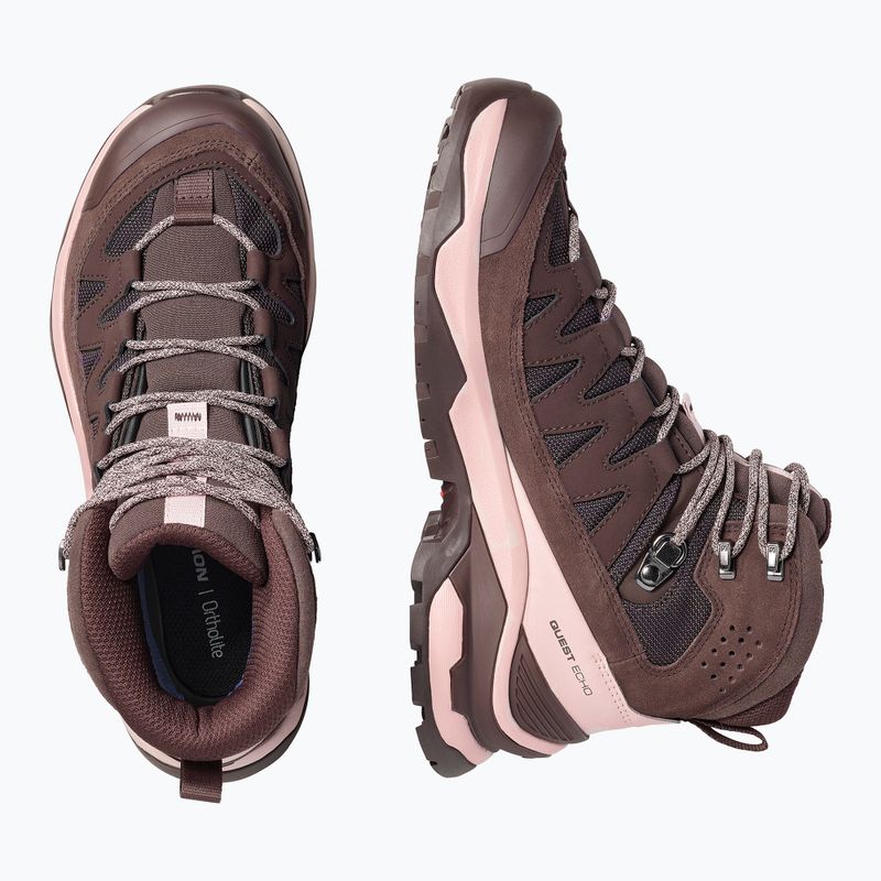 Dámske trekingové topánky Salomon Quest Echo GTX blkcof/shadow/blac 5