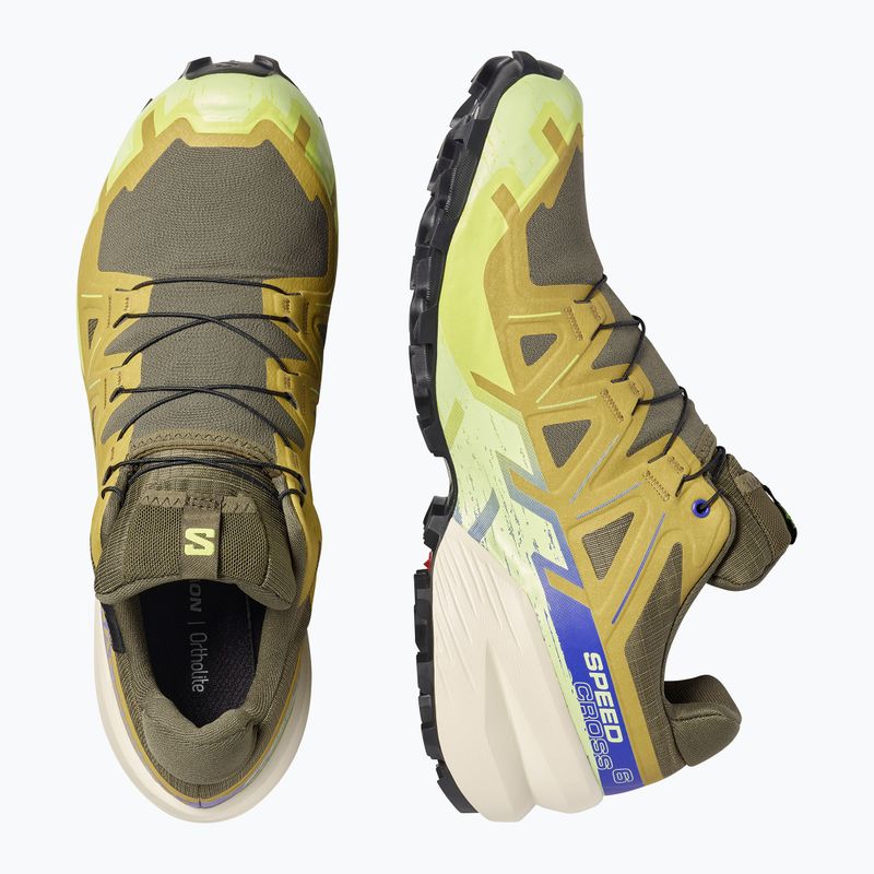 Pánske bežecké topánky Salomon Speedcross 6 GTX grape leaf/aspargus green 4