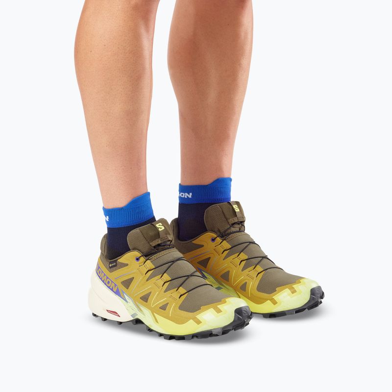 Pánske bežecké topánky Salomon Speedcross 6 GTX grape leaf/aspargus green 6