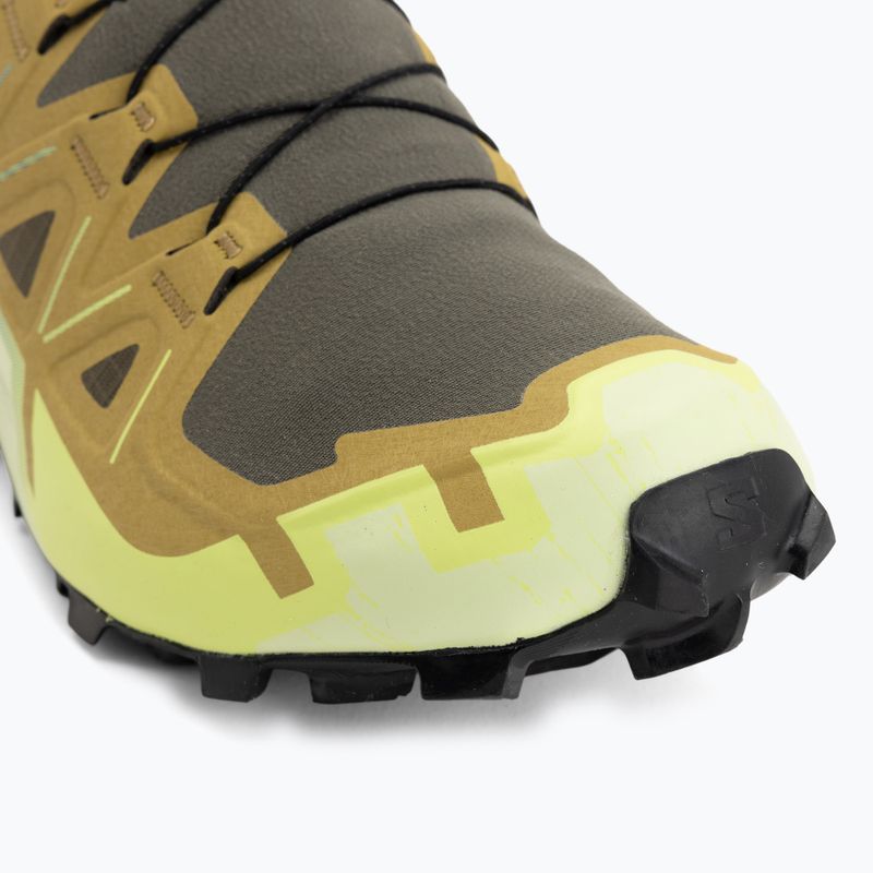 Pánske bežecké topánky Salomon Speedcross 6 GTX grape leaf/aspargus green 7