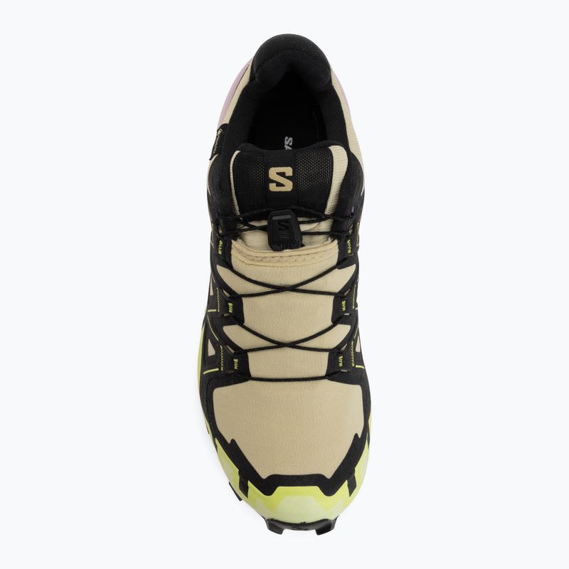 Dámske bežecké topánky Salomon Speedcross 6 GTX bog/dawn pink 5