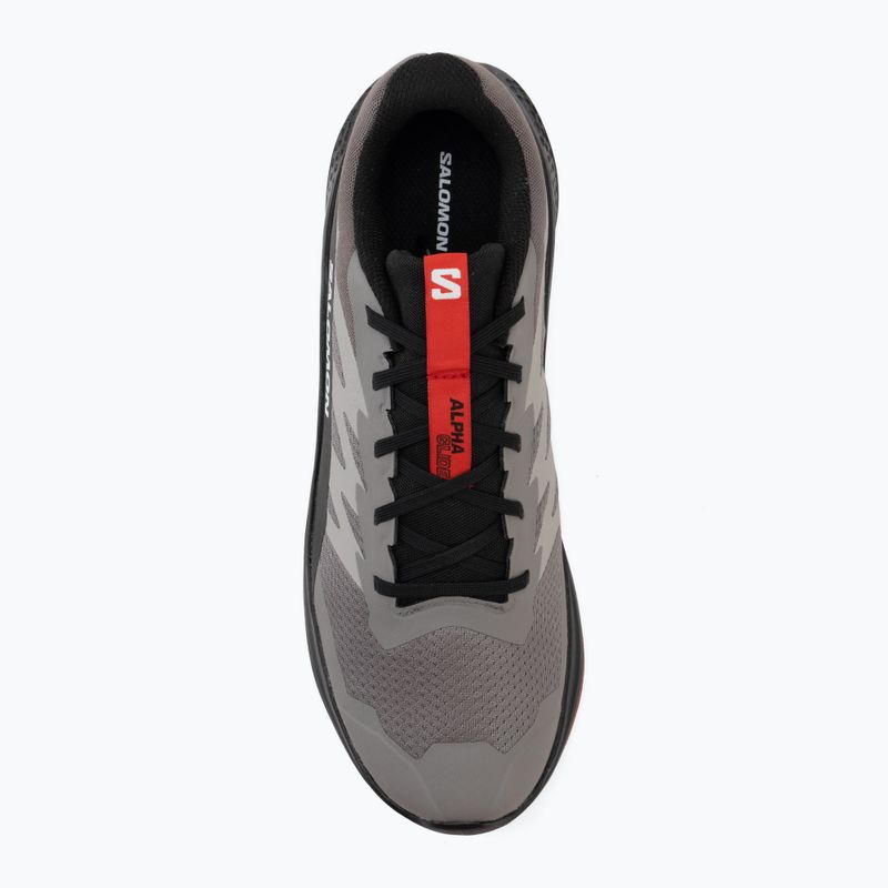 Pánske bežecké topánky Salomon Alphaglide cloudburst/black 5