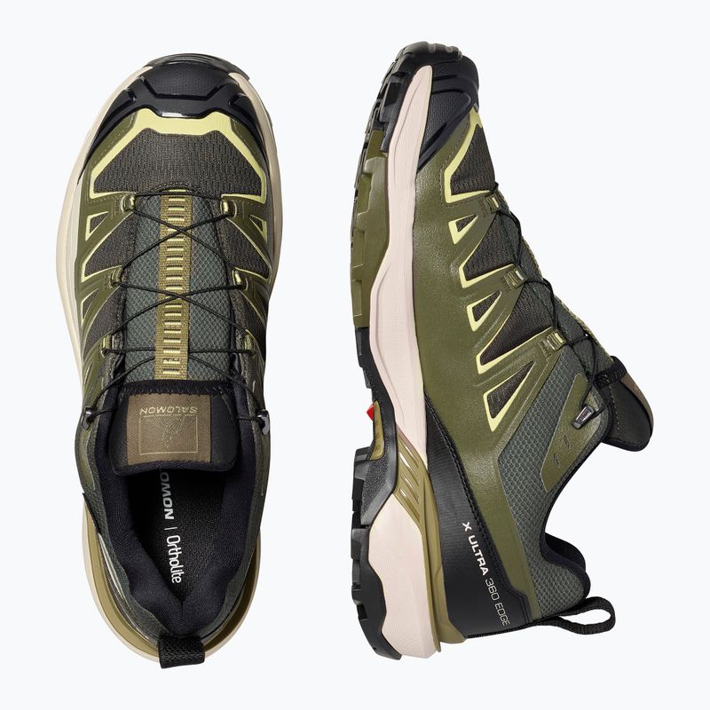 Pánske trekingové topánky Salomon X Ultra 360 Edge GTX peat/olive night 5