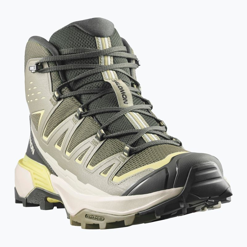 Pánske trekingové topánky Salomon X Ultra 360 Edge Mid GTX olive night/aloe 3