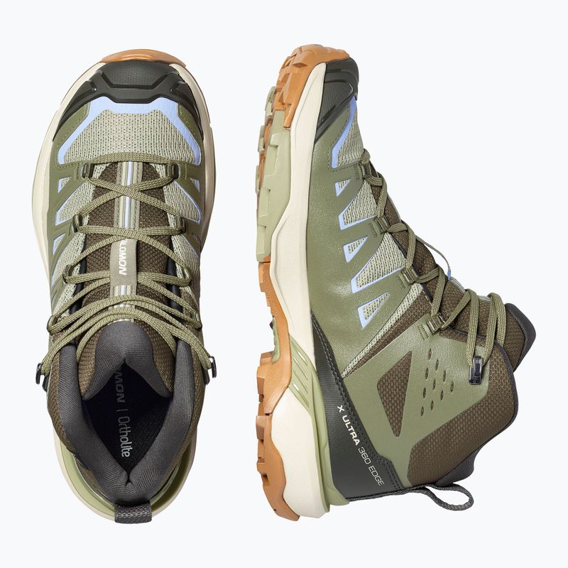 Dámske trekingové topánky Salomon X Ultra 360 Edge Mid GTX tea/deep lichen green 4