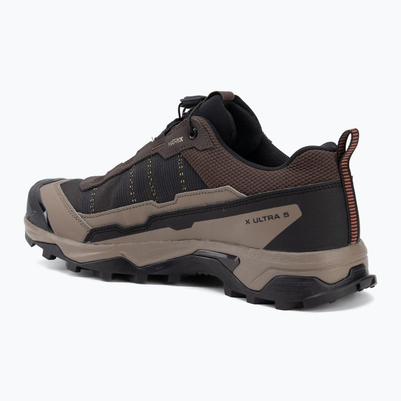 Pánske trekingové topánky Salomon X ULTRA 5 GTX black coffee/walnut/arabian 3
