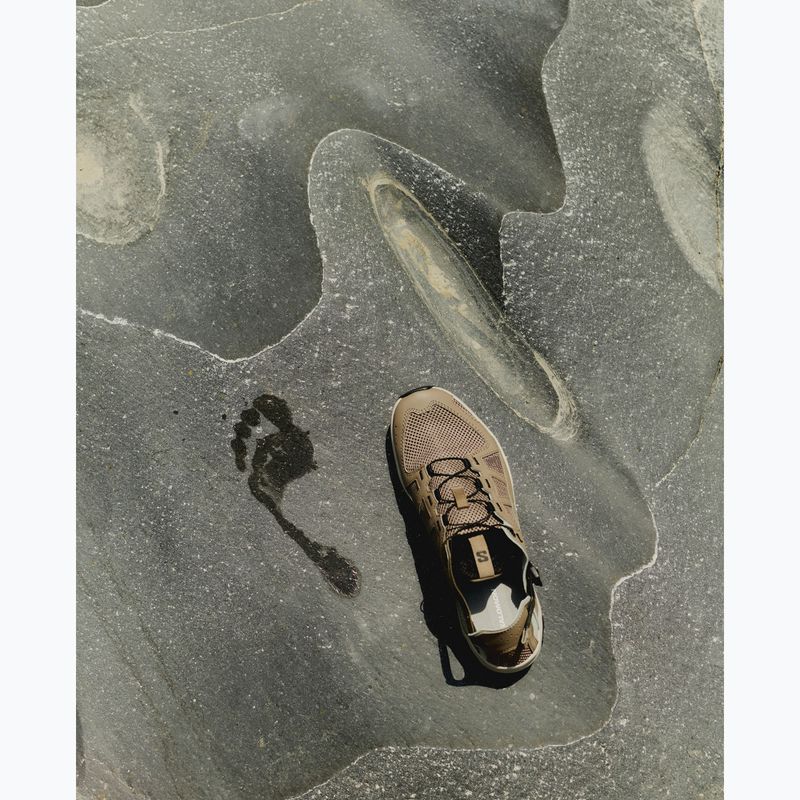 Pánske turistické topánky Salomon Techamphibian 5 walnut/wrought iron/black 8