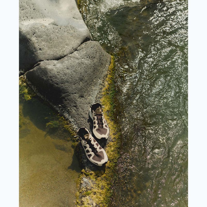 Dámske turistické topánky Salomon Techamphibian 5 walnut/tapioca/clearly aqua 8