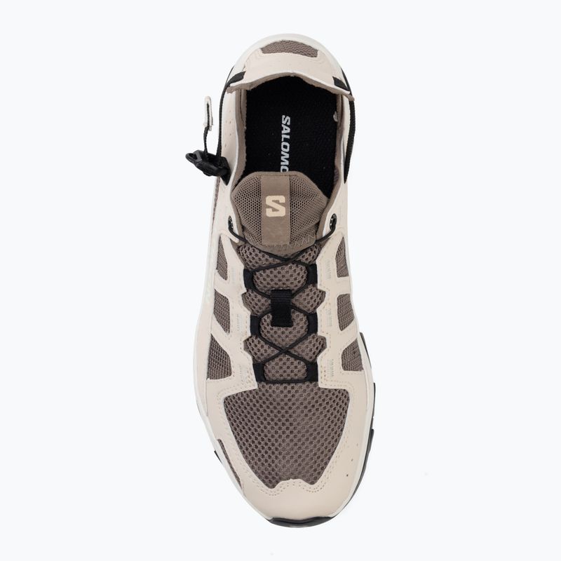 Dámske turistické topánky Salomon Techamphibian 5 walnut/tapioca/clearly aqua 5