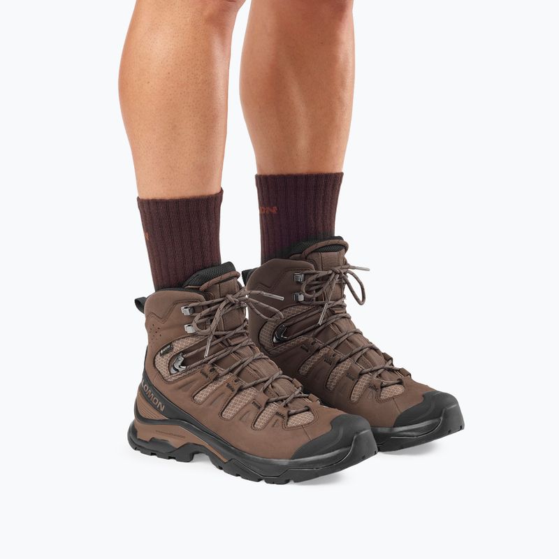 Pánske turistické topánky Salomon Quest 5 GTX dark earth/black 7
