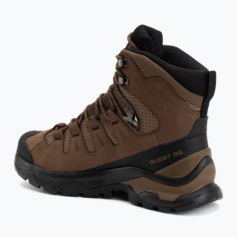 Pánske turistické topánky Salomon Quest 5 GTX dark earth/black 3