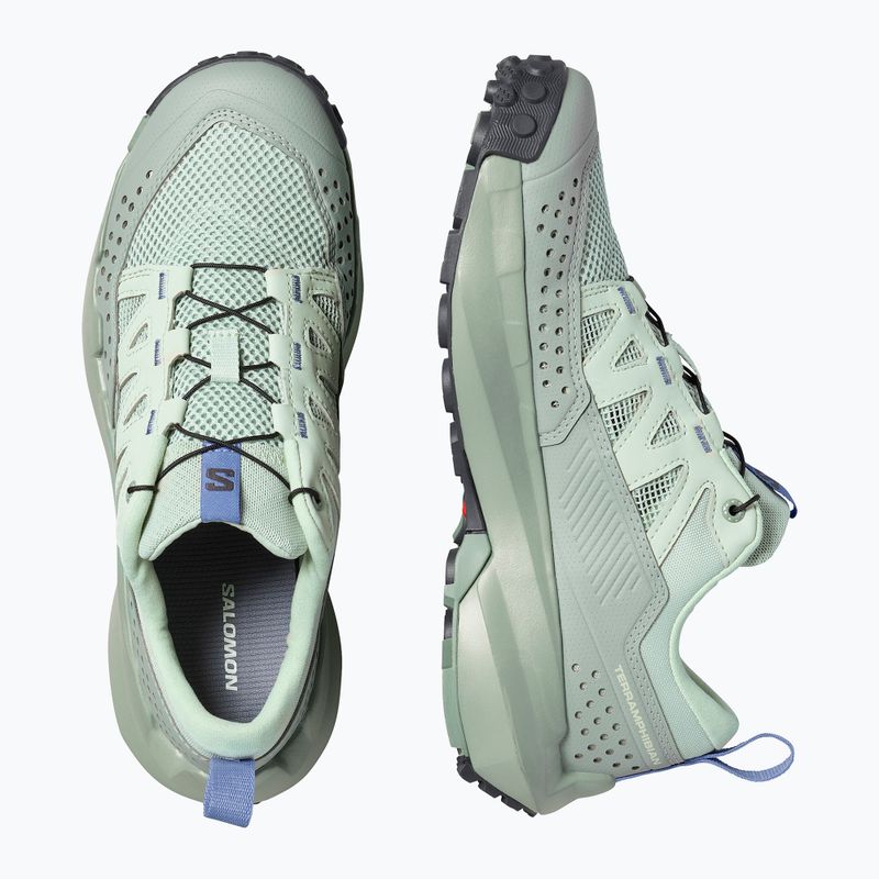 Dámske turistické topánky Salomon Terramphibian sea foam/green 6