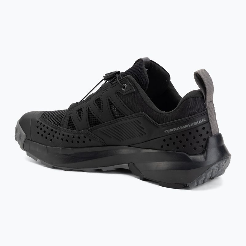 Pánske turistické topánky Salomon Techamphibian 5 black/black/castlerock 3