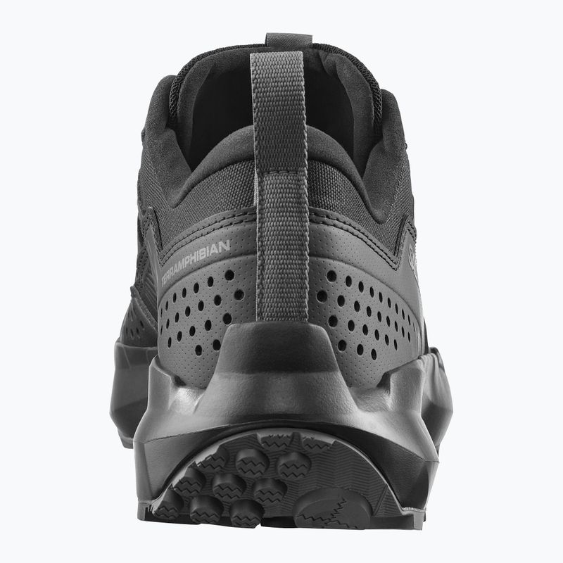 Pánske turistické topánky Salomon Techamphibian 5 black/black/castlerock 4