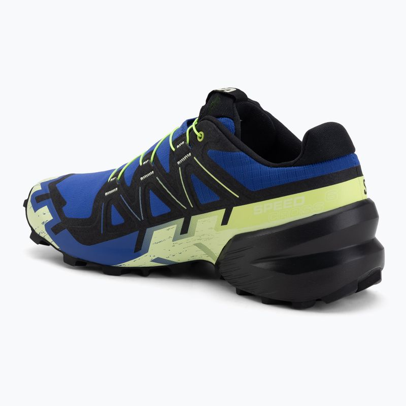 Pánske bežecké topánky Salomon Speedcross 6 bluing/black/acid lime 3