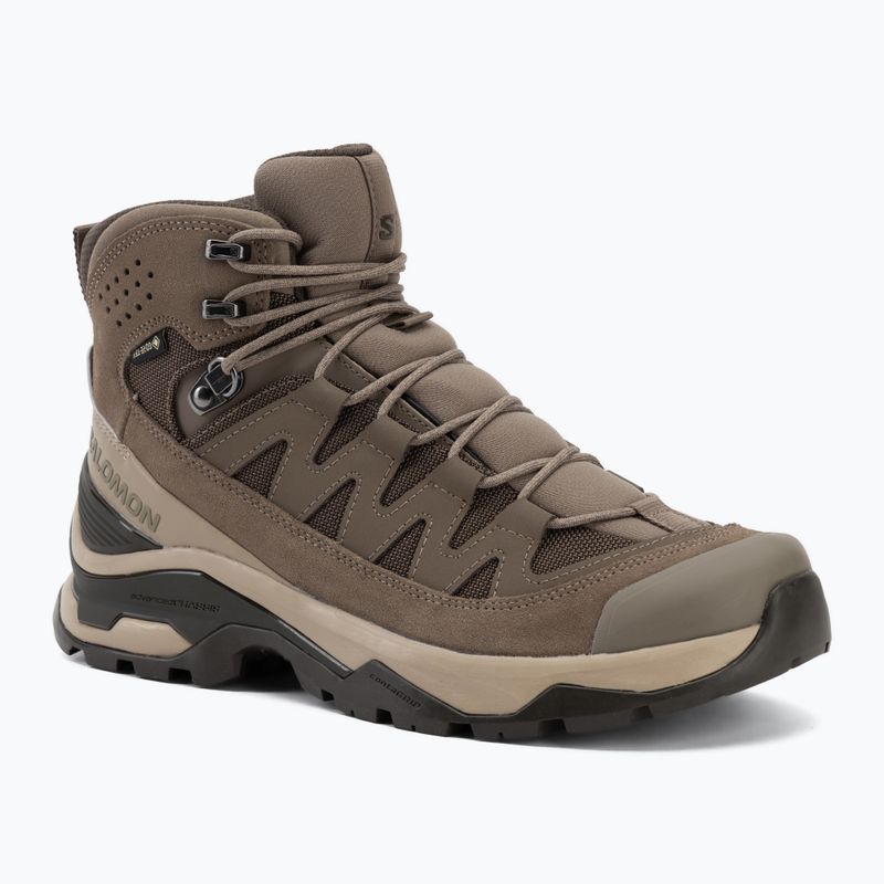 Pánske trekingové topánky Salomon Quest Echo GTX walnut/dsrtan/blko