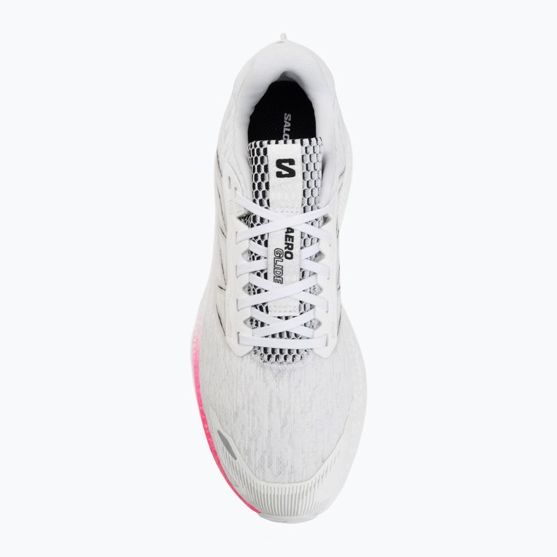 Pánske bežecké topánky Salomon Aero Glide 4 white/white/black 5