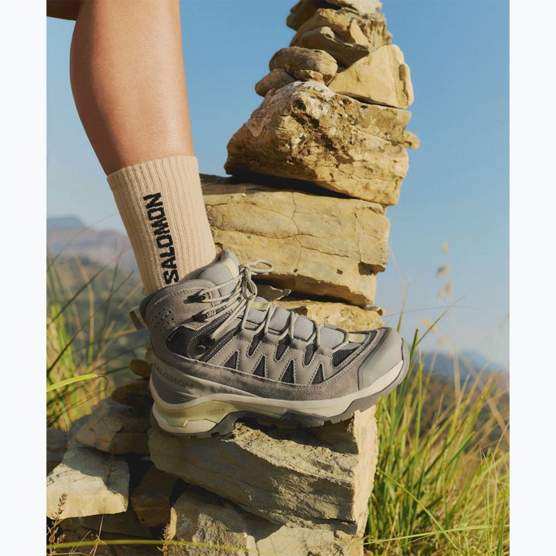 Dámske trekingové topánky Salomon Quest Echo GTX gull/paloma/bog 8