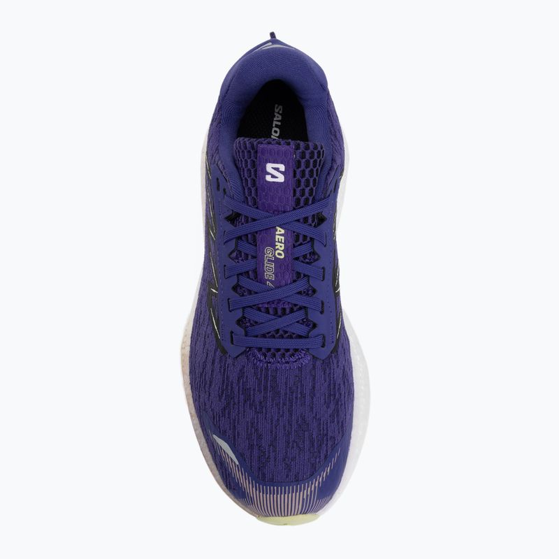 Dámske bežecké topánky Salomon Aero Glide 4 deep blue/white/butterfly 5