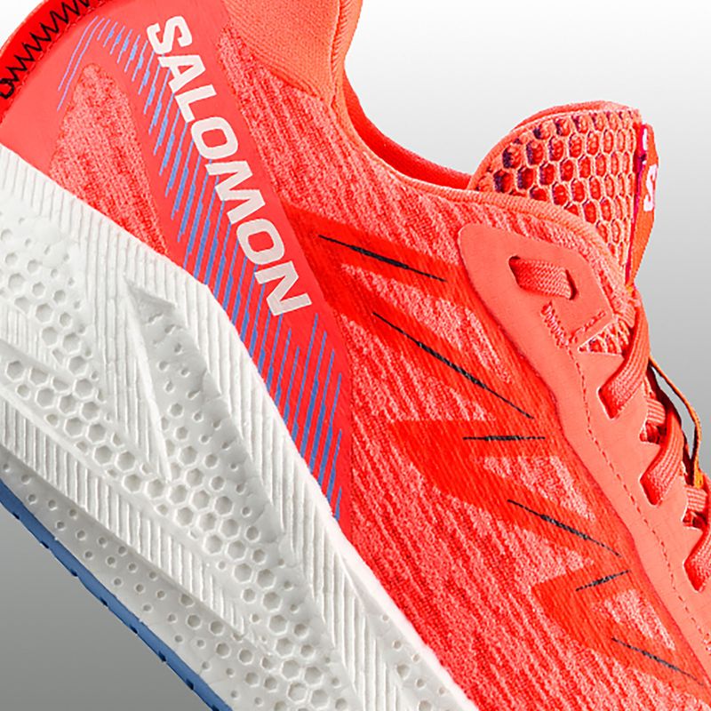 Pánske bežecké topánky Salomon Aero Glide 4 neon flame/white/persia 8