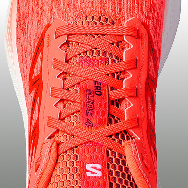 Pánske bežecké topánky Salomon Aero Glide 4 neon flame/white/persia 9