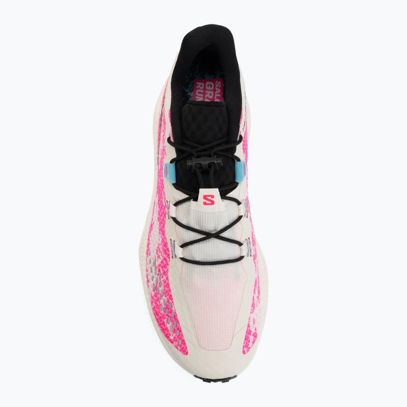 Pánske bežecké topánky Salomon Aero Glide 4 GRVL vanilla ice/knockout pink/black 5