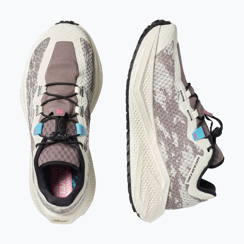 Pánska bežecká obuv Salomon Aero Glide 4 GRVL vanilla ice/black/iron 4